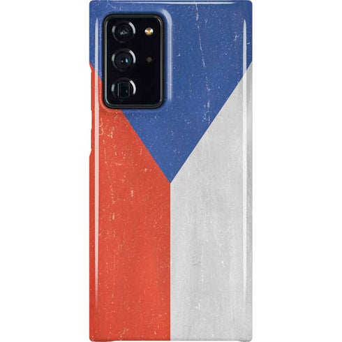 Czech Republic Flag Distressed Galaxy Cases